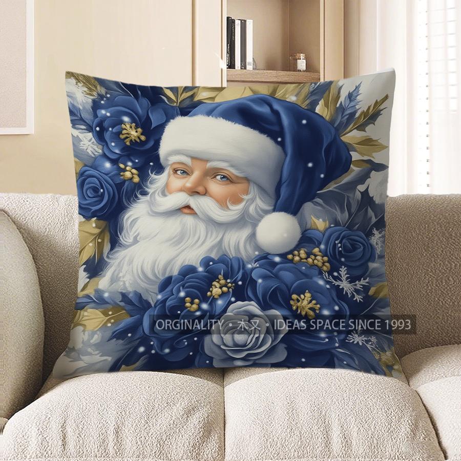 Home Decor Deer With Blue Roses Throw Pillow Cover Pattern Cushion Cover Suitable For Sofa Bedroom Car Pillow Cover 40x40cm
Home Decor Deer With Blue Roses Throw Pillow Cover Pattern Cushion Cover Suitable For Sofa Bedroom Car Pillow Cover 40x40cm