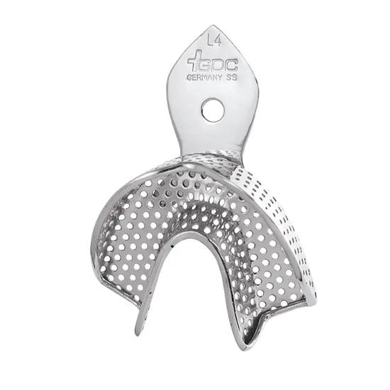 GDC Dentulous Perforated Impression Trays Lower # 4 (ITRLDPL4)
GDC Dentulous Perforated Impression Trays Lower # 4 (ITRLDPL4)