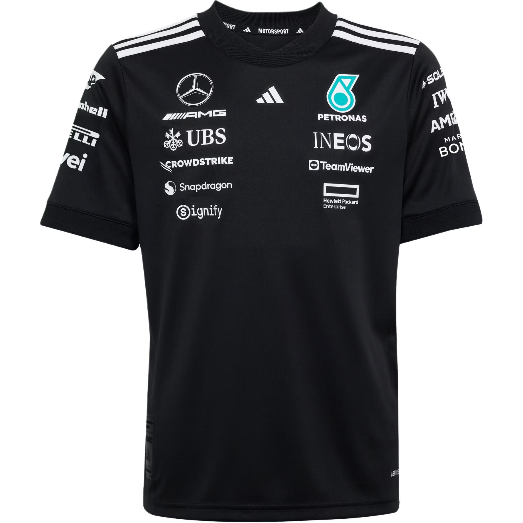 Adidas x MERCEDES AMG PETRONAS F1 TEAMAEROREADY T Shirt SS25 Black Teenagers JW5363 164
Adidas x MERCEDES AMG PETRONAS F1 TEAMAEROREADY T Shirt SS25 Black Teenagers JW5363 164
