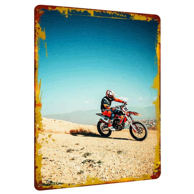 Custom OffRoad Motorcyclist Metal Iron Painting Home Decor Wall Art Living Room Bedroom Study Bar Personality Hanging Ornament 20x30cm(7.8x11.8inch)
Custom OffRoad Motorcyclist Metal Iron Painting Home Decor Wall Art Living Room Bedroom Study Bar Personality Hanging Ornament 20x30cm(7.8x11.8inch)