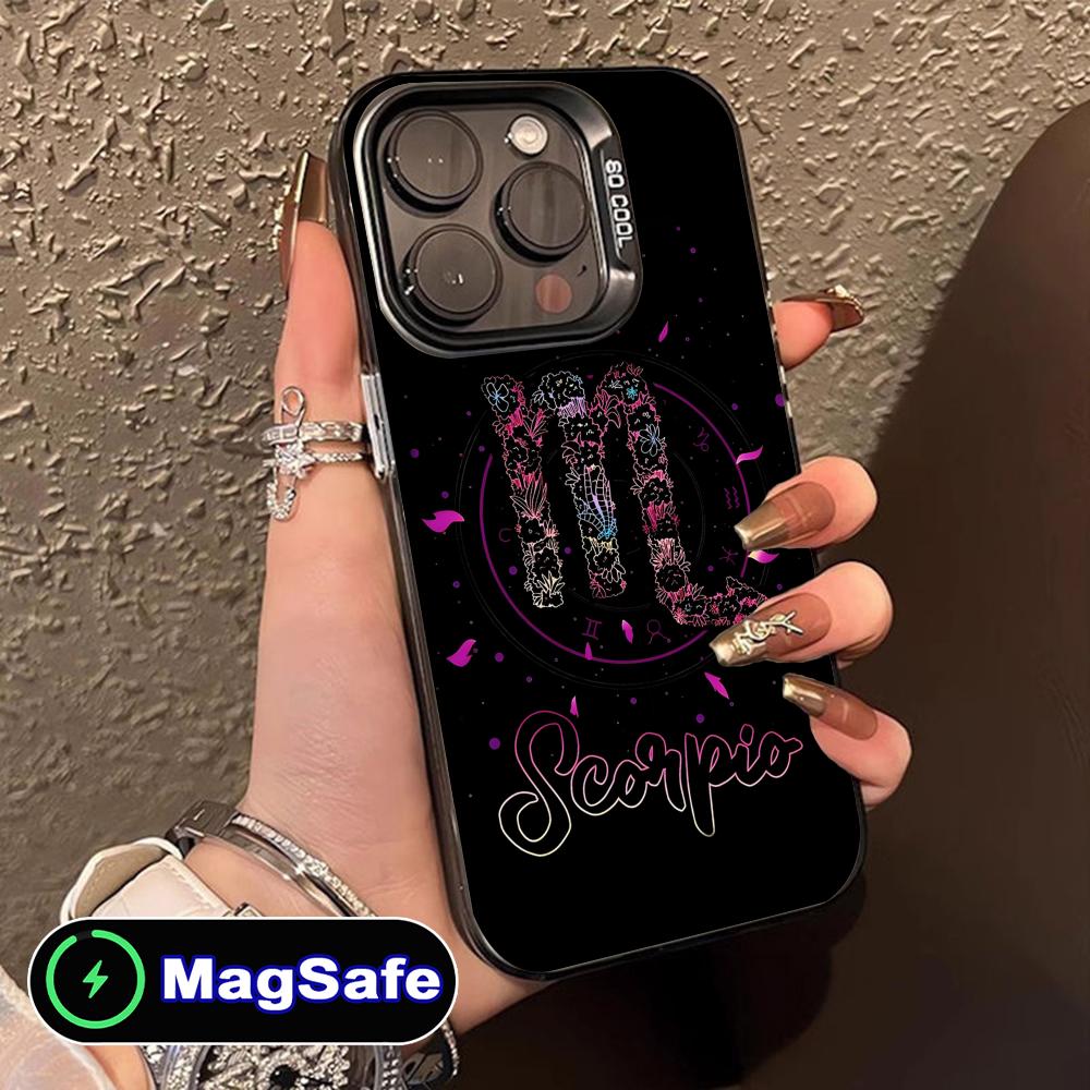 Zodiac Sign Scorpio Mobile Phone Case for iPhone 16 15 14 13 12 11 Pro Max Plus MagSafe Translucent Colour Cover Cover Luxury iPhone 11
Zodiac Sign Scorpio Mobile Phone Case for iPhone 16 15 14 13 12 11 Pro Max Plus MagSafe Translucent Colour Cover Cover Luxury iPhone 11