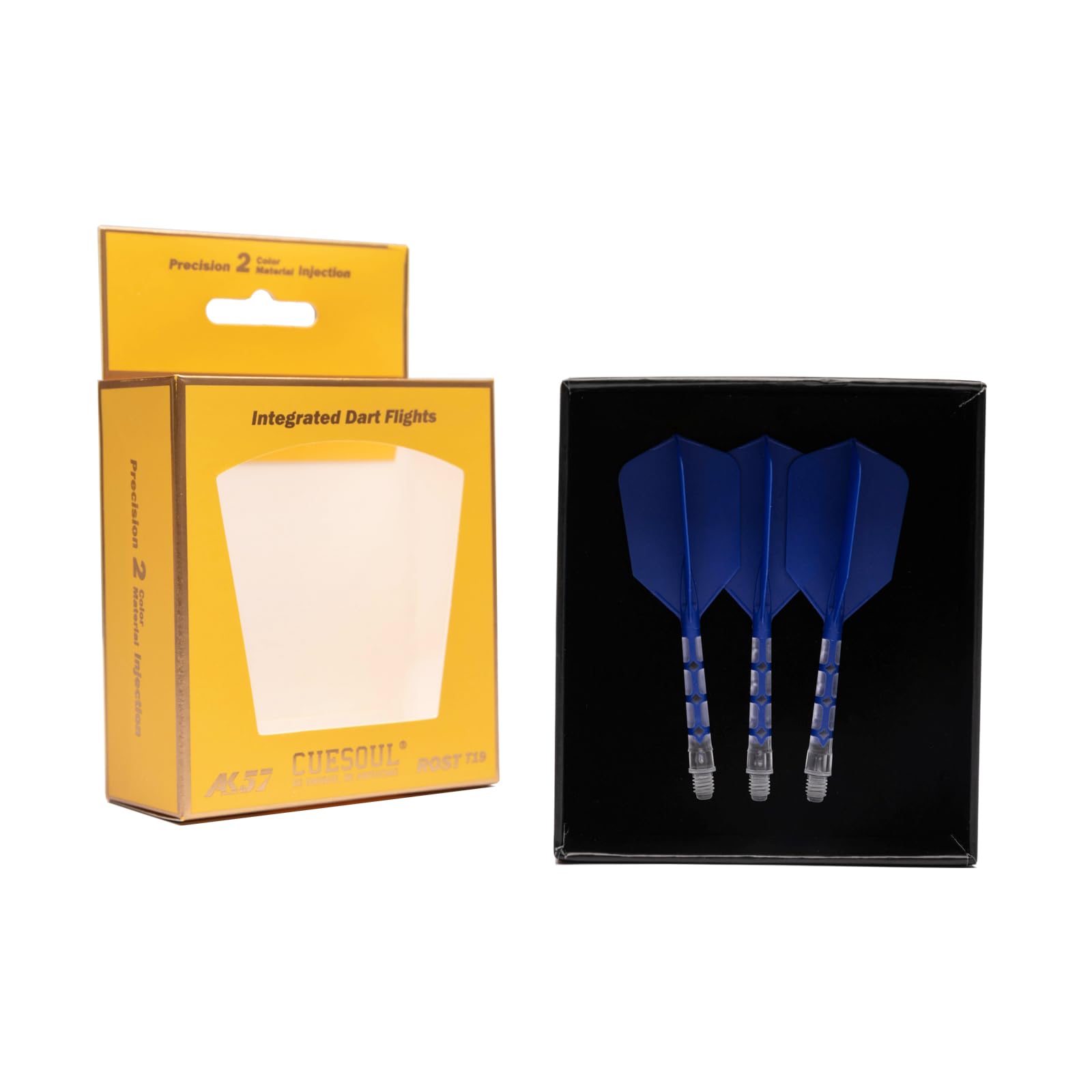 CUESOUL ROSTAK57 T19 Series Color Dual Material Mix Shaft Integrated Flight Slim Shape Series Set of 3 Two-tone (Dark Blue)
CUESOUL ROSTAK57 T19 Series Color Dual Material Mix Shaft Integrated Flight Slim Shape Series Set of 3 Two-tone (Dark Blue)