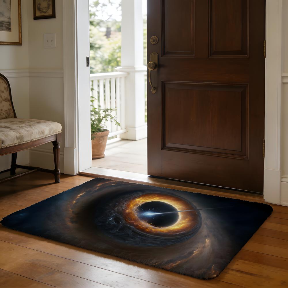 Floor Mat Soft Flannel Rug Non-Slip Absorbent Mat for Bathroom Bedroom Home Decor Cosmic Nebula Star Black Hole 50x80cm
Floor Mat Soft Flannel Rug Non-Slip Absorbent Mat for Bathroom Bedroom Home Decor Cosmic Nebula Star Black Hole 50x80cm