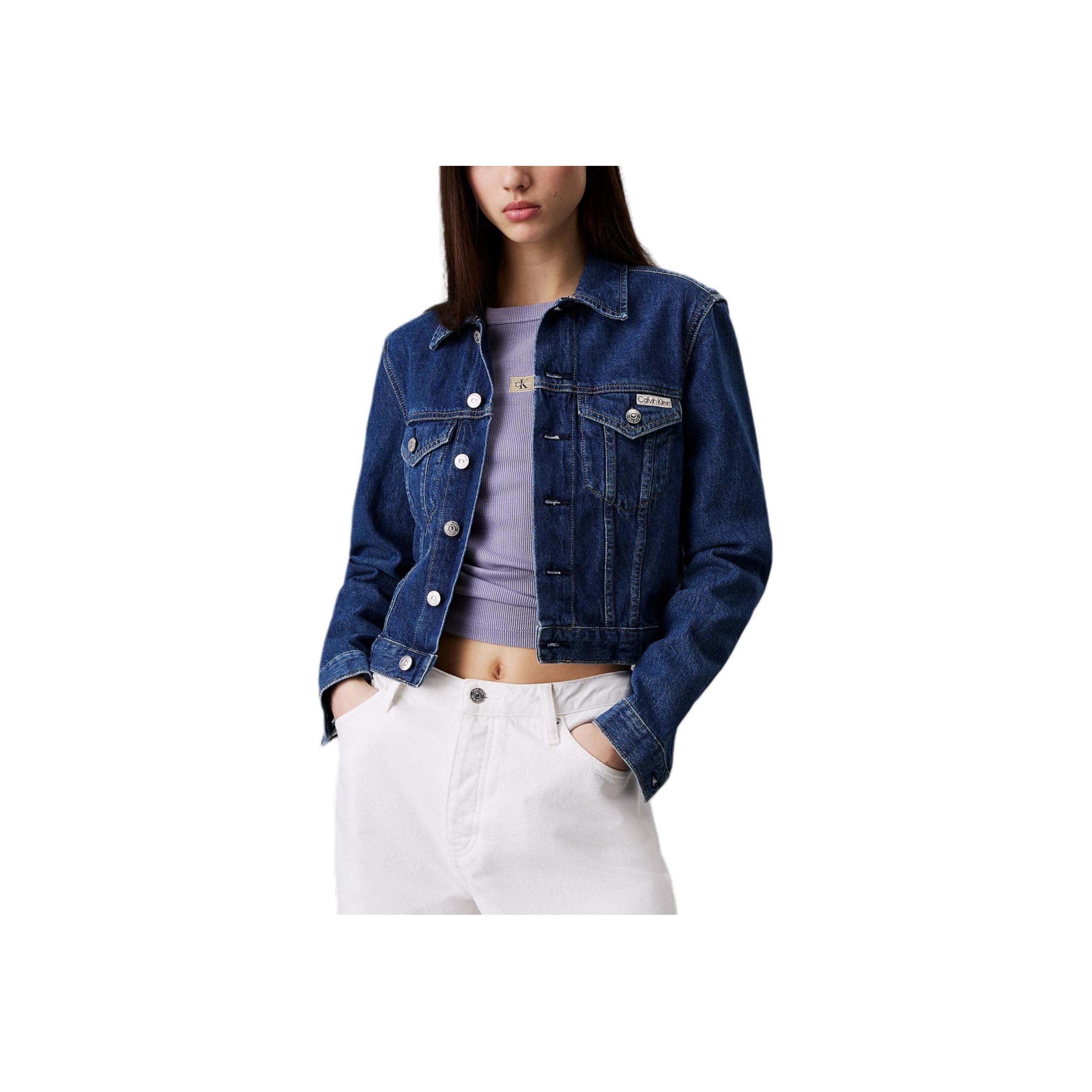 Calvin Klein Casual Short Denim Jacket With Pointed Collar Women jackets Light-Blue J20J225183-1A4 L
Calvin Klein Casual Short Denim Jacket With Pointed Collar Women jackets Light-Blue J20J225183-1A4 L