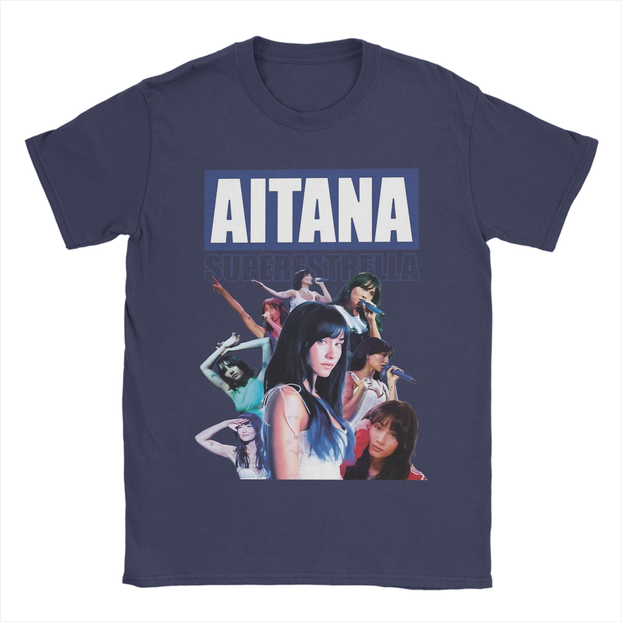 Superstar Aitana Unisex T Shirt Funny Tees Short Sleeve O Neck TShirts Pure Cotton Classic Clothes 4XL
Superstar Aitana Unisex T Shirt Funny Tees Short Sleeve O Neck TShirts Pure Cotton Classic Clothes 4XL