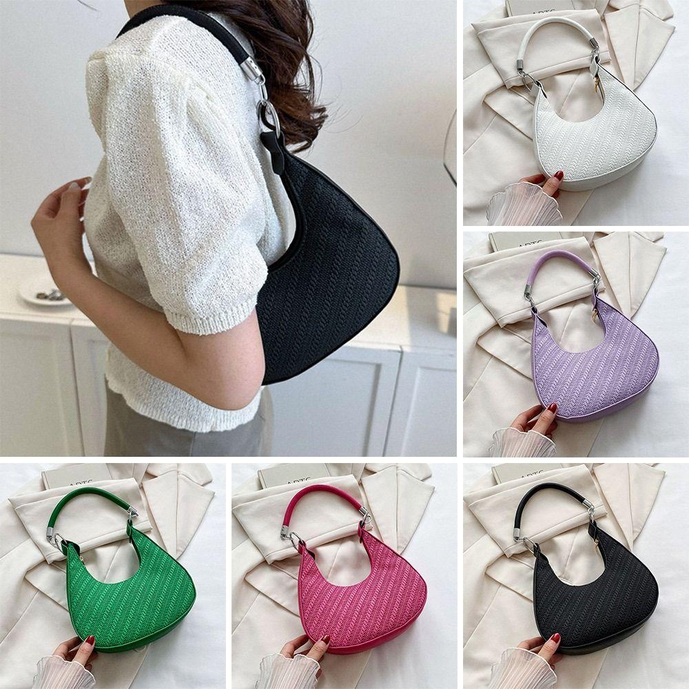 Stylish Shoulder Bag Large Capacity PU Leather Solid Color Hobo Bag Underarm Bag Handbag Sling Bag
Stylish Shoulder Bag Large Capacity PU Leather Solid Color Hobo Bag Underarm Bag Handbag Sling Bag