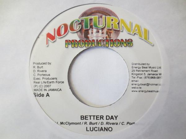 7inch Record LUCIANO / PROVERBS & MOBBSTA - Better Day / Give Thanks NONE Nocturnal Produ 2007 Jamaica Reggae, Ska & Dub Used
7inch Record LUCIANO / PROVERBS & MOBBSTA - Better Day / Give Thanks NONE Nocturnal Produ 2007 Jamaica Reggae, Ska & Dub Used