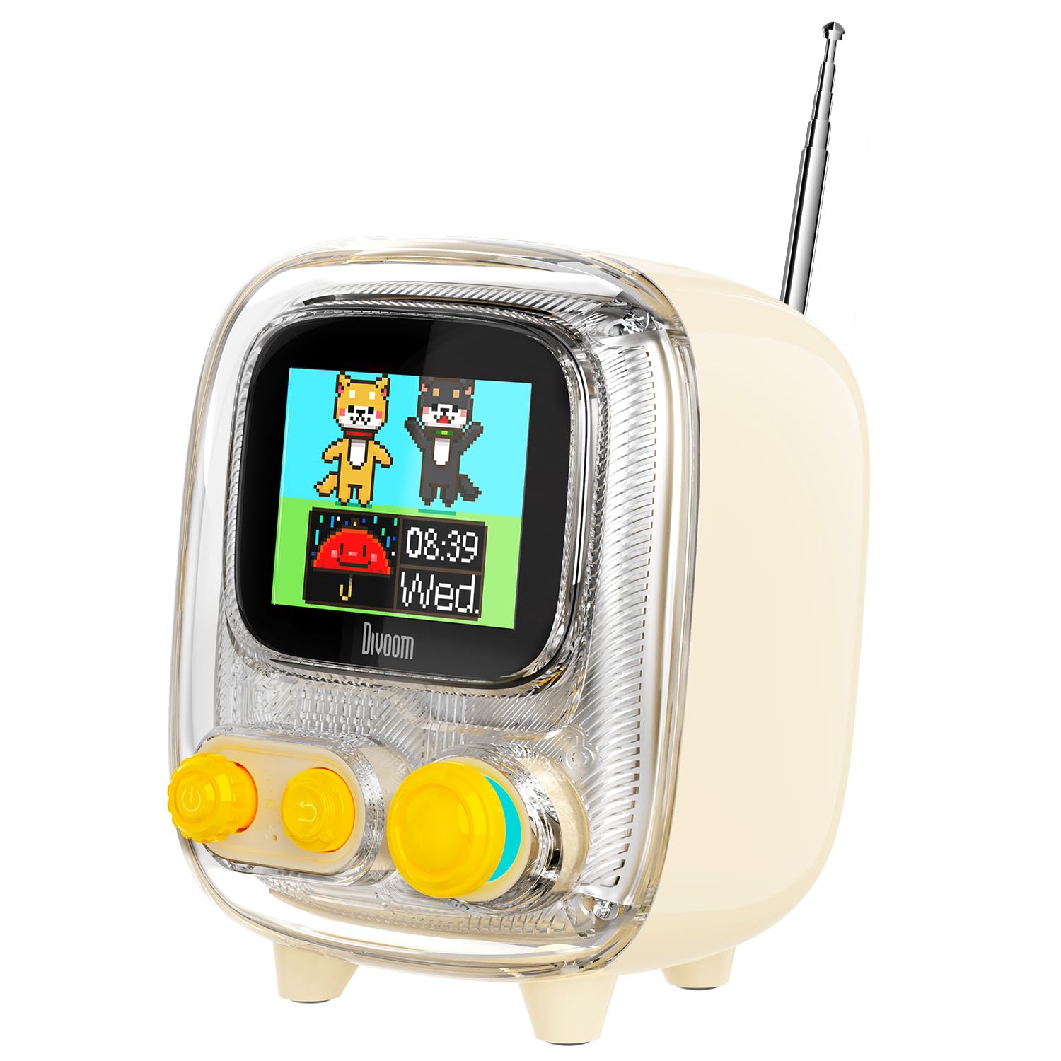 Divoom Retro Bluetooth Speaker з FM-радіо Speaker Speaker Small Pixel Compatible with Tiivoo-2 Cute/Wireless Styles/Bultifunctional білий
Divoom Retro Bluetooth Speaker з FM-радіо Speaker Speaker Small Pixel Compatible with Tiivoo-2 Cute/Wireless Styles/Bultifunctional білий