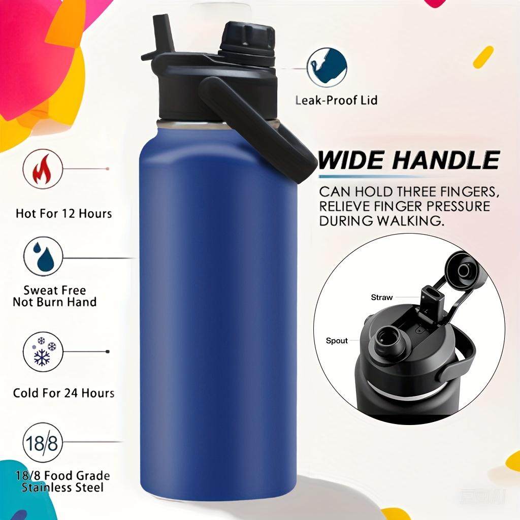 32oz Stainless Steel Water Bottle Double Drink Vacuum Insulated 304 Thermos Hot Cold Travel Sports Bottle with Handle LeakProof 32oz синий
32oz Stainless Steel Water Bottle Double Drink Vacuum Insulated 304 Thermos Hot Cold Travel Sports Bottle with Handle LeakProof 32oz синий
