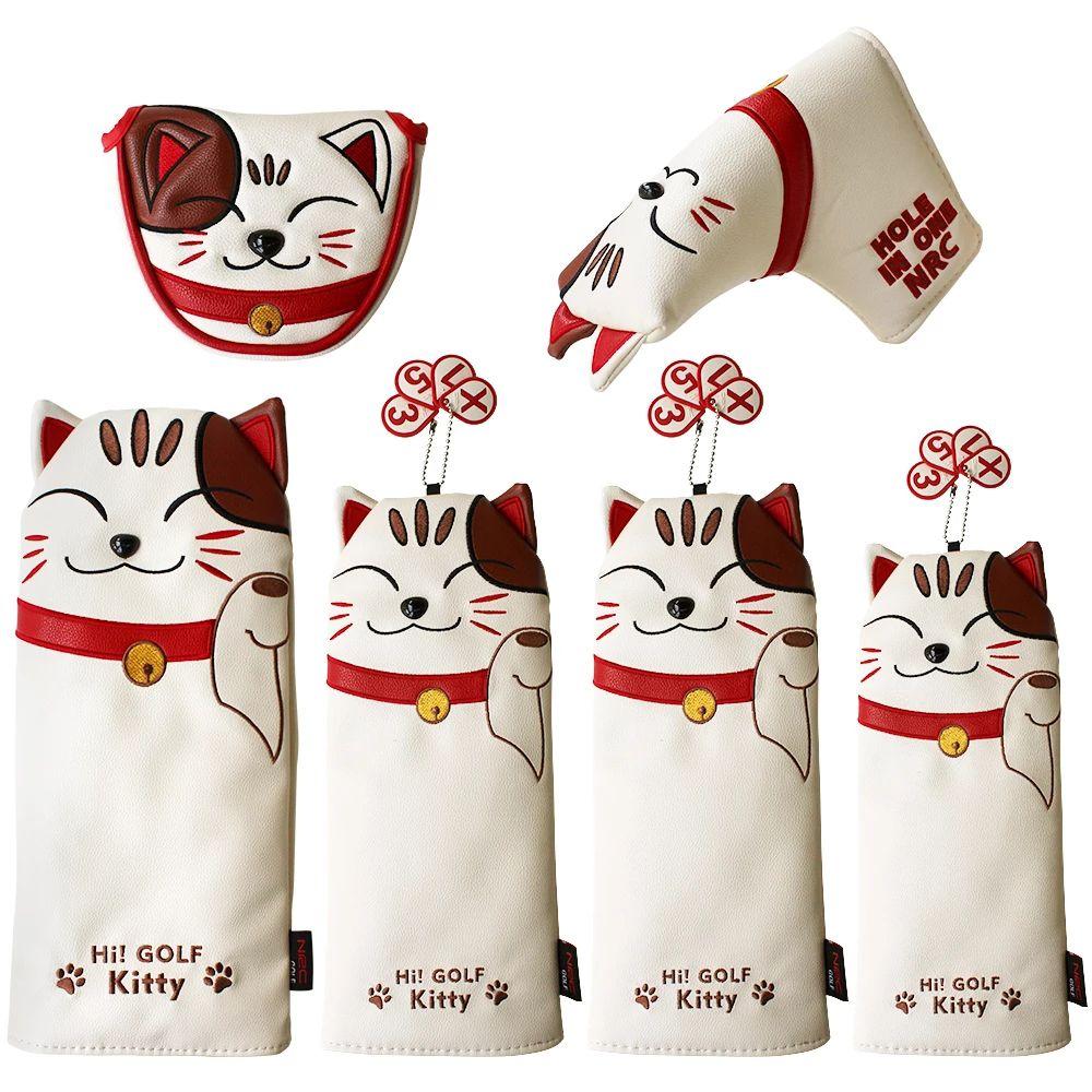 Club Head Protector Cute Kitty Lucky Cat Blade Mallet Putter Golf Club Headcovers Golf Putter Cover
Club Head Protector Cute Kitty Lucky Cat Blade Mallet Putter Golf Club Headcovers Golf Putter Cover