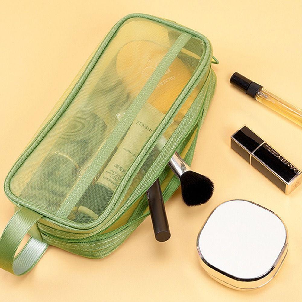 Mesh Pen Bag Large Capacity Stationery Storage Bag Portable Pencil Case for Students рожевий
Mesh Pen Bag Large Capacity Stationery Storage Bag Portable Pencil Case for Students рожевий