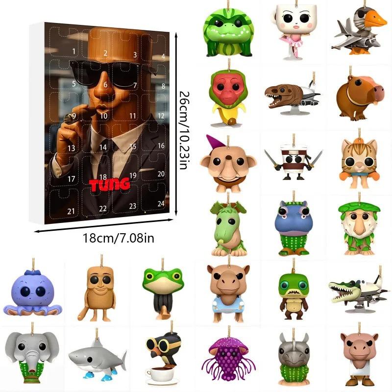 24 дня Тунг Сахур Адвент-календарь, 2D плоская акриловая фигурка Тралалеро Тралала Тунг Сахур, коллекция декораций, подарки style 9
24 дня Тунг Сахур Адвент-календарь, 2D плоская акриловая фигурка Тралалеро Тралала Тунг Сахур, коллекция декораций, подарки style 9