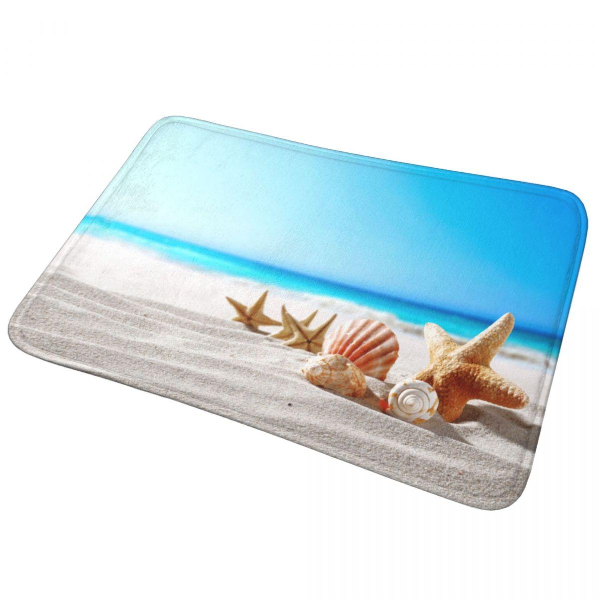Beach Seashell Quick Dry Bath Mat Super Absorbent Beachy Decor for Home Bathroom Rugs Non Slip Machine Washable for Door 90cmx60cm
Beach Seashell Quick Dry Bath Mat Super Absorbent Beachy Decor for Home Bathroom Rugs Non Slip Machine Washable for Door 90cmx60cm