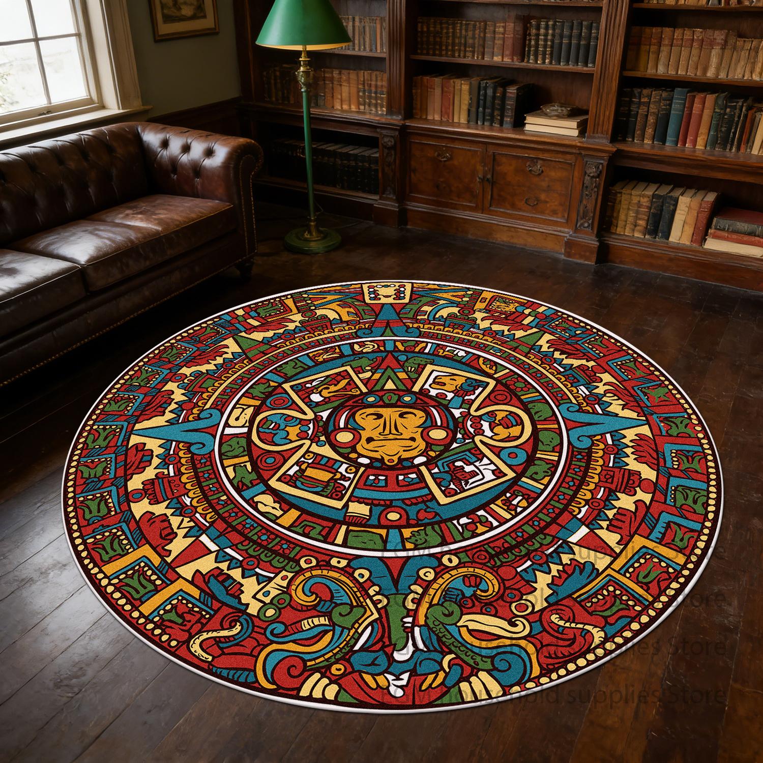 American Style Round Carpet Retro Bedroom Decor Living Room Washable Lounge Floor Mat Cloakroom Anti-slip Soft Rug Customizable 60x90cm
American Style Round Carpet Retro Bedroom Decor Living Room Washable Lounge Floor Mat Cloakroom Anti-slip Soft Rug Customizable 60x90cm