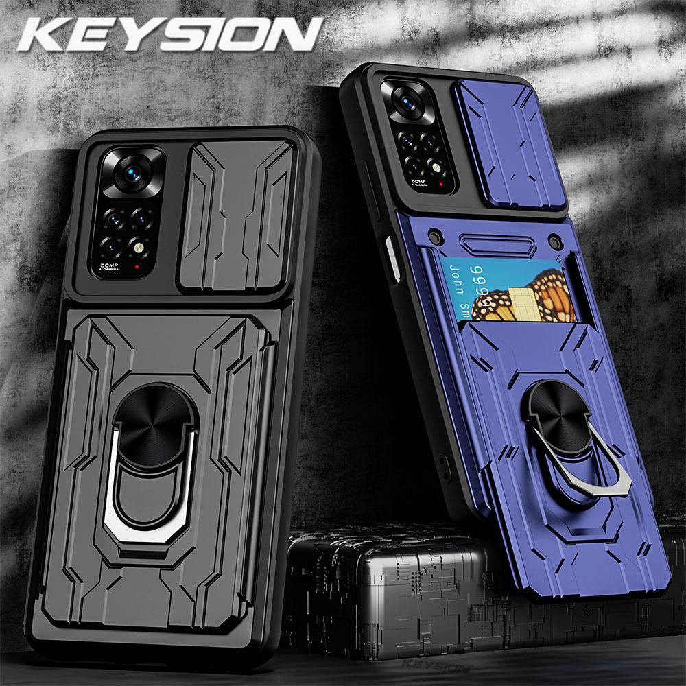 Противоударный чехол KEYSION для Redmi Note 11 11S, глобальная версия, сумка со слотом для карт, защитный чехол для камеры, чехол для телефона для Xiaomi Redmi Note 11 Pro + 5G
Противоударный чехол KEYSION для Redmi Note 11 11S, глобальная версия, сумка со слотом для карт, защитный чехол для камеры, чехол для телефона для Xiaomi Redmi Note 11 Pro + 5G