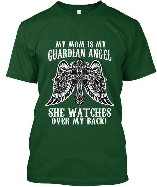She Watches Over My Back Mom Is Guardian Angel TTshirt Made in USA S to 5XL 4XL
She Watches Over My Back Mom Is Guardian Angel TTshirt Made in USA S to 5XL 4XL