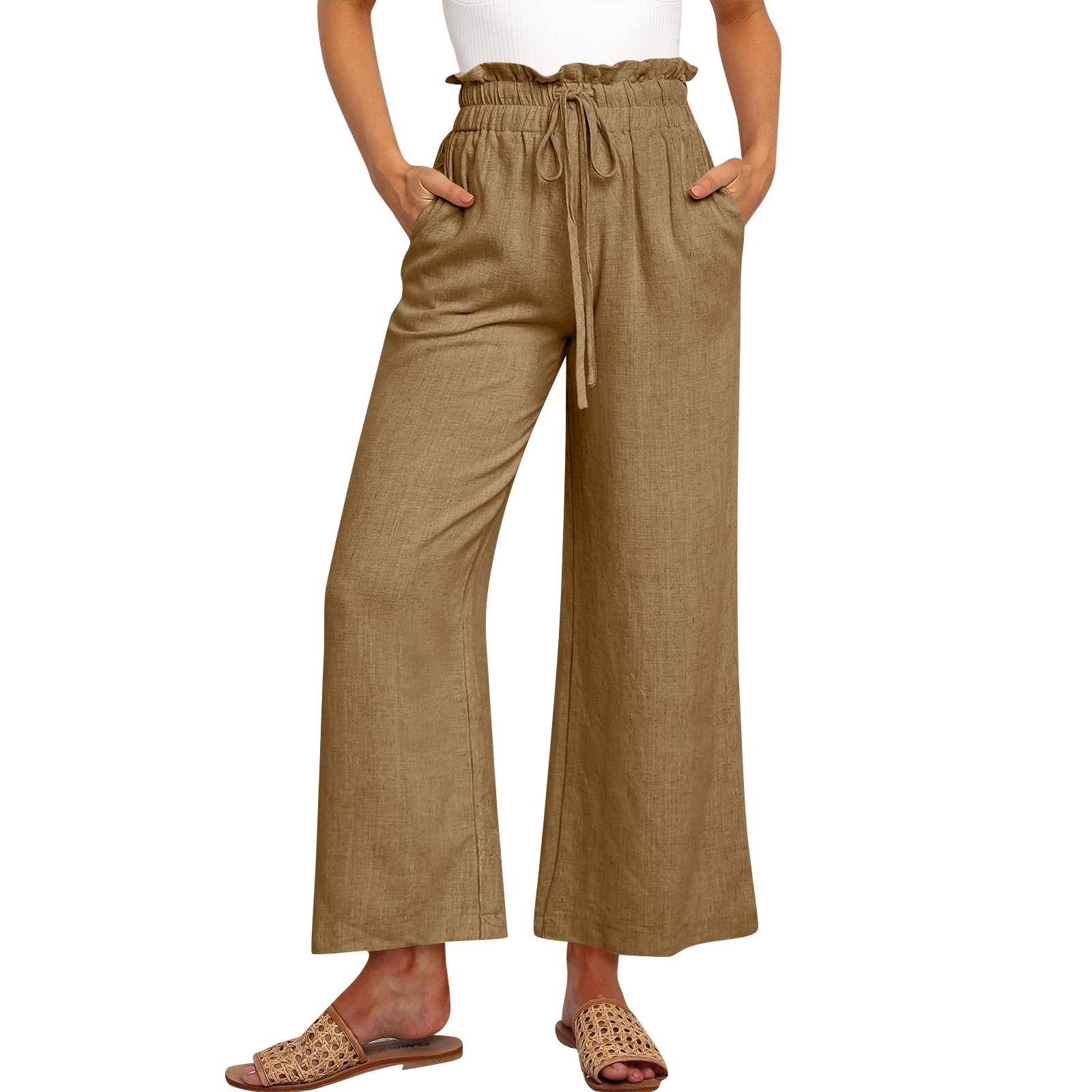 Women s Casual Straight Leg Pants Color Casual Pants With Pockets S верблюд
Women s Casual Straight Leg Pants Color Casual Pants With Pockets S верблюд