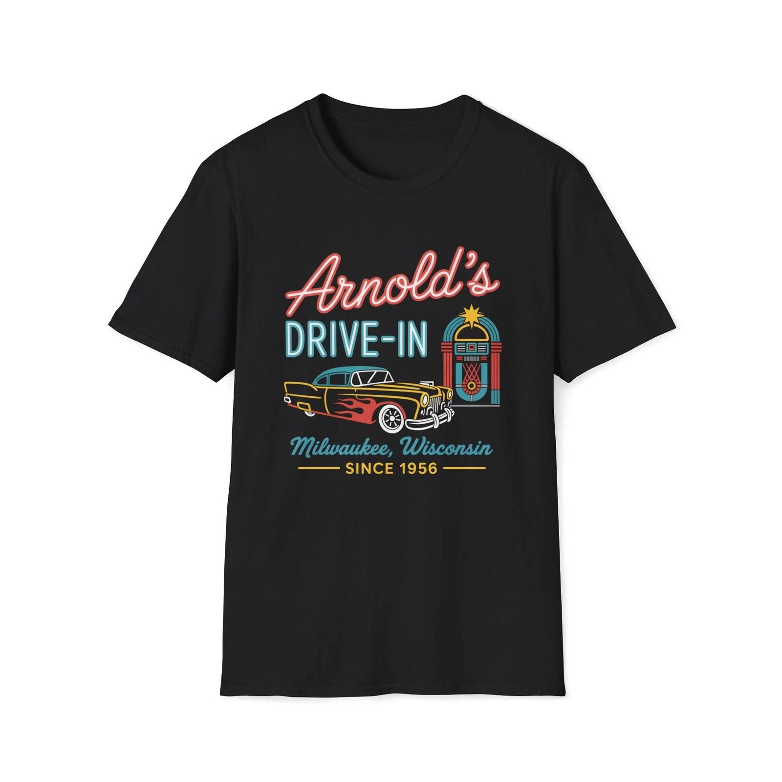 Arnold s Drive In T-Shirt | Happy Days Unisex Softstyle Tee L
Arnold s Drive In T-Shirt | Happy Days Unisex Softstyle Tee L