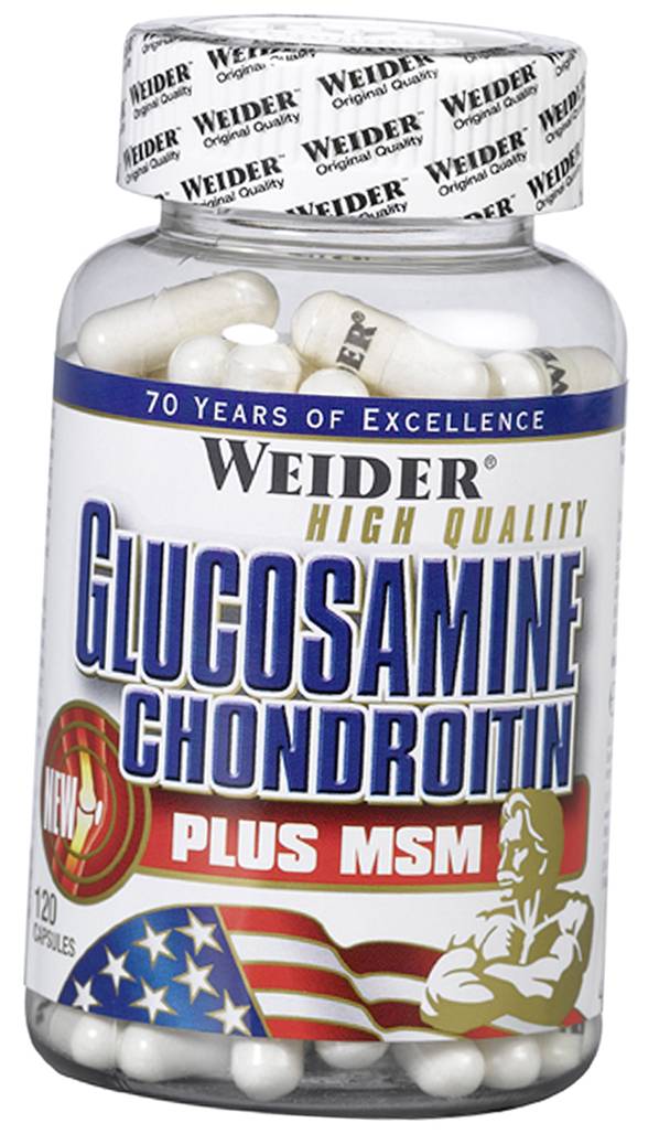 Glucosamine Chondroitin MSM, Glucosamine Chondroitin plus MSM, Weider 120caps (03089002) 120caps
Glucosamine Chondroitin MSM, Glucosamine Chondroitin plus MSM, Weider 120caps (03089002) 120caps