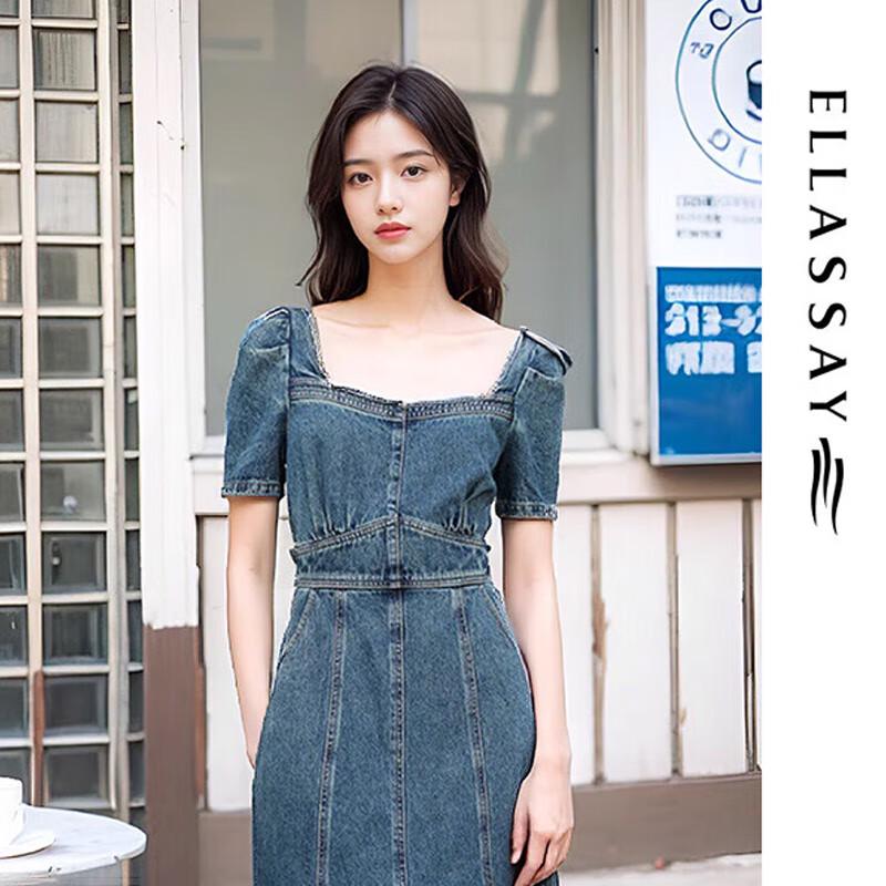 ELLASSAY Spring Vintage Denim Short Sleeve Mid-length Dress S
ELLASSAY Spring Vintage Denim Short Sleeve Mid-length Dress S