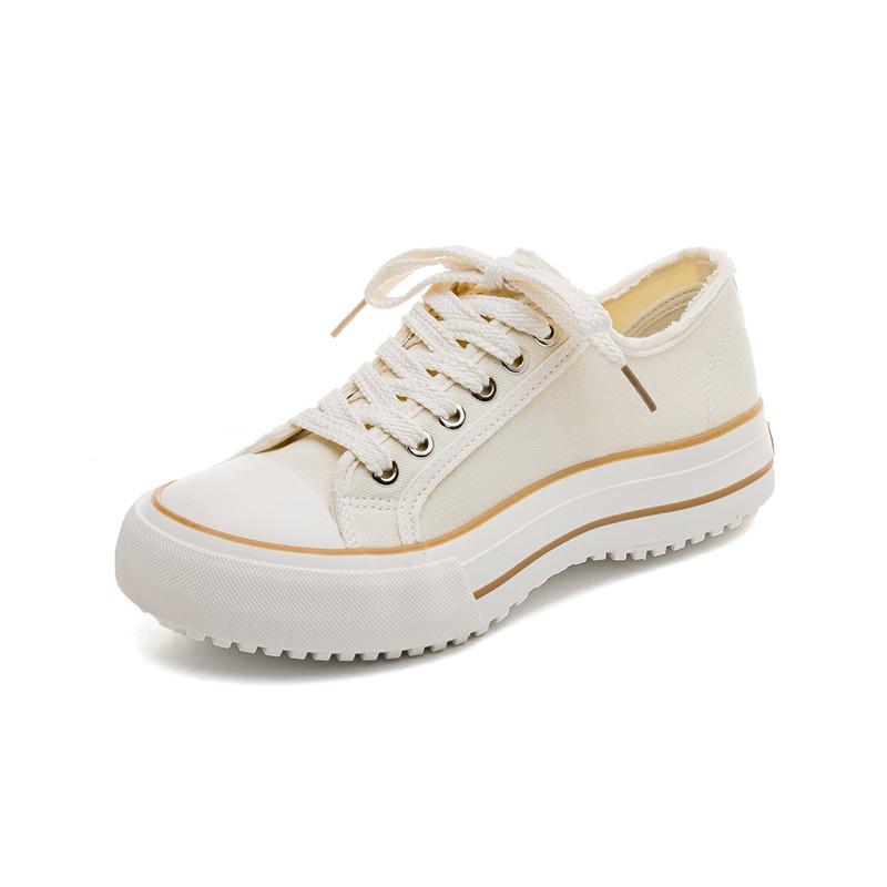 HUILI New Women Curved Sole Thick Sole Canvas Shoes Round Head Lace Up Casual Outdoor Walking Flat Shoes Zapatillas De Deporte 40 бежевий
HUILI New Women Curved Sole Thick Sole Canvas Shoes Round Head Lace Up Casual Outdoor Walking Flat Shoes Zapatillas De Deporte 40 бежевий