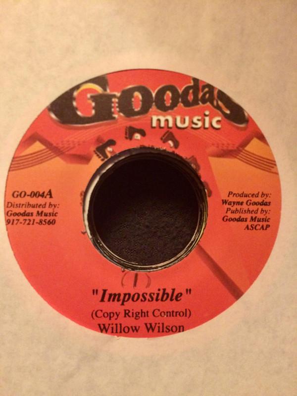 7inch Record WILLOW WILSON / RIPPA JACKSON - Impossible / Sit & Wonder GO004 Goodas Music Jamaica Reggae, Ska & Dub Used
7inch Record WILLOW WILSON / RIPPA JACKSON - Impossible / Sit & Wonder GO004 Goodas Music Jamaica Reggae, Ska & Dub Used