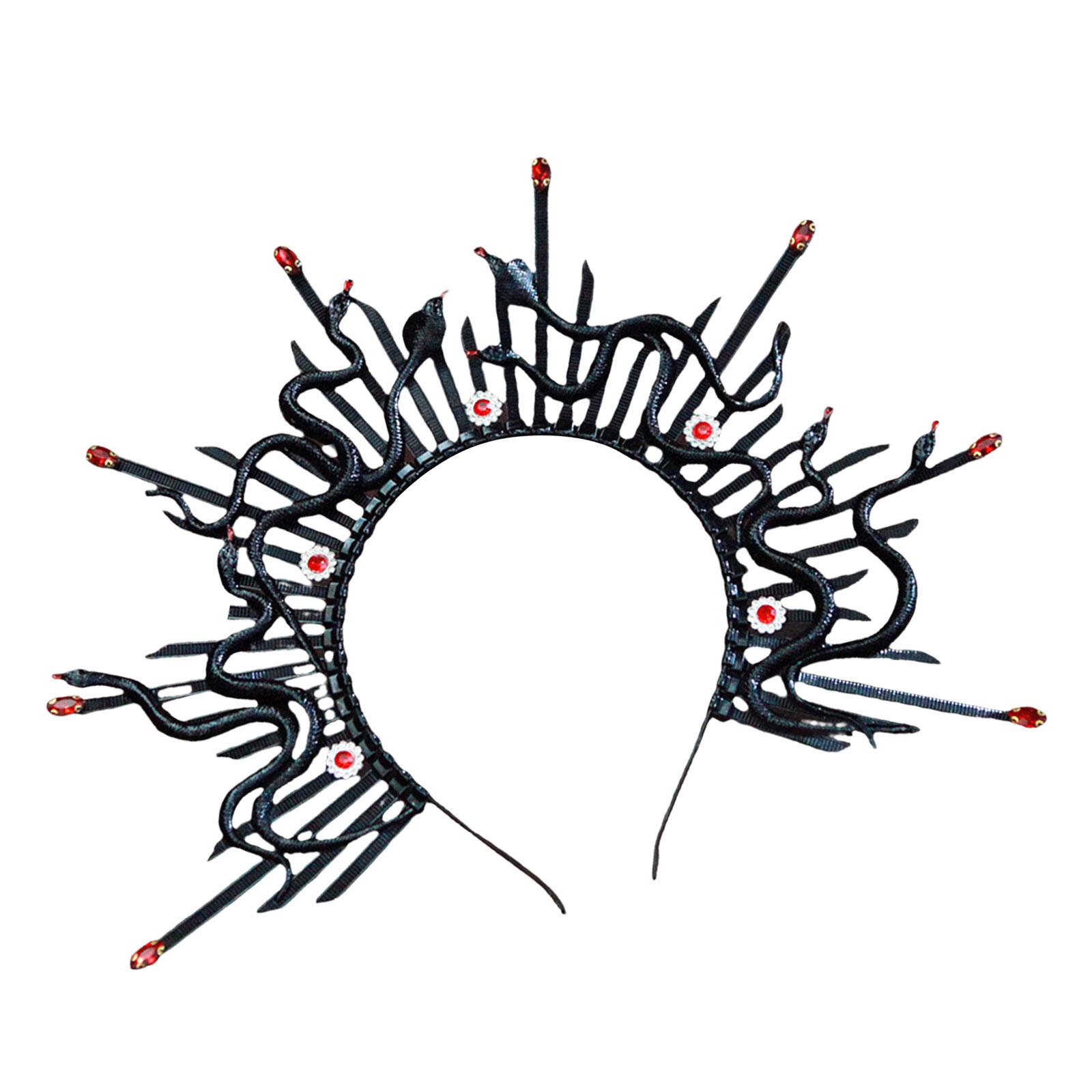 Lightweight Snake Crown Headpiece Adjustable Size Headband Suitable for Comfortable Wear at Themed Event and Weddings 1 чёрный
Lightweight Snake Crown Headpiece Adjustable Size Headband Suitable for Comfortable Wear at Themed Event and Weddings 1 чёрный