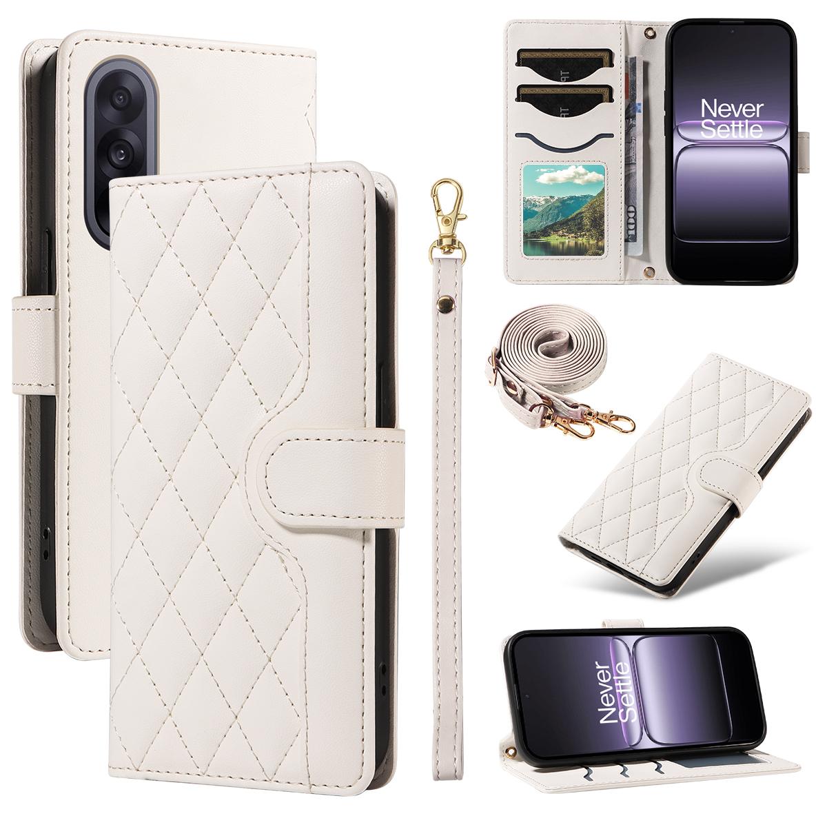 Для OnePlus Nord 5 5G/OnePlus Ace 5 Ultra 5G Чохол-гаманець Ромбоподібний Шкіряний Чохол для телефону з ремінцем White
Для OnePlus Nord 5 5G/OnePlus Ace 5 Ultra 5G Чохол-гаманець Ромбоподібний Шкіряний Чохол для телефону з ремінцем White