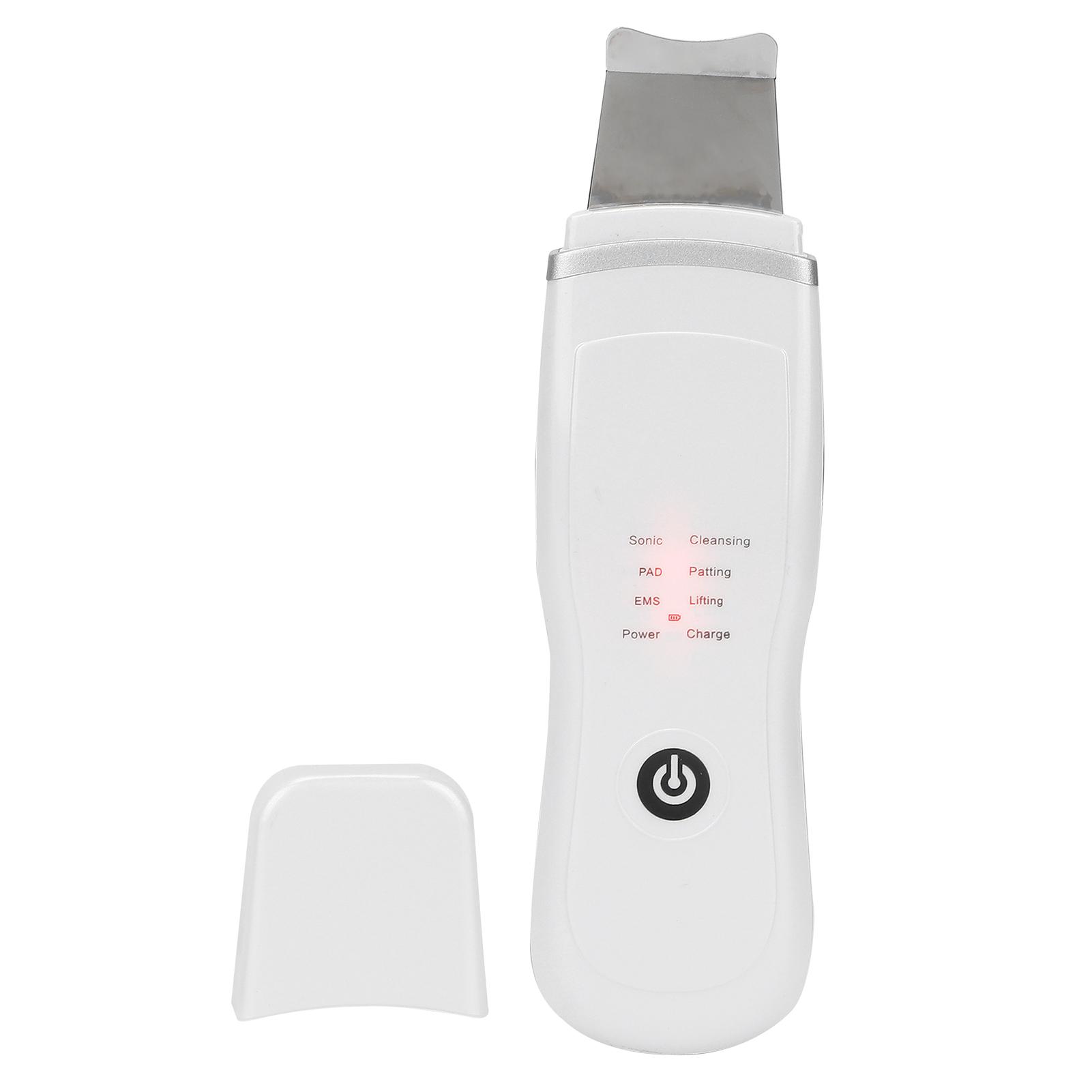 Ultrasonic Skin Scrubber Spatula Blackhead Remover Pore Cleaner Face Scraper Cleaning Machine
Ultrasonic Skin Scrubber Spatula Blackhead Remover Pore Cleaner Face Scraper Cleaning Machine