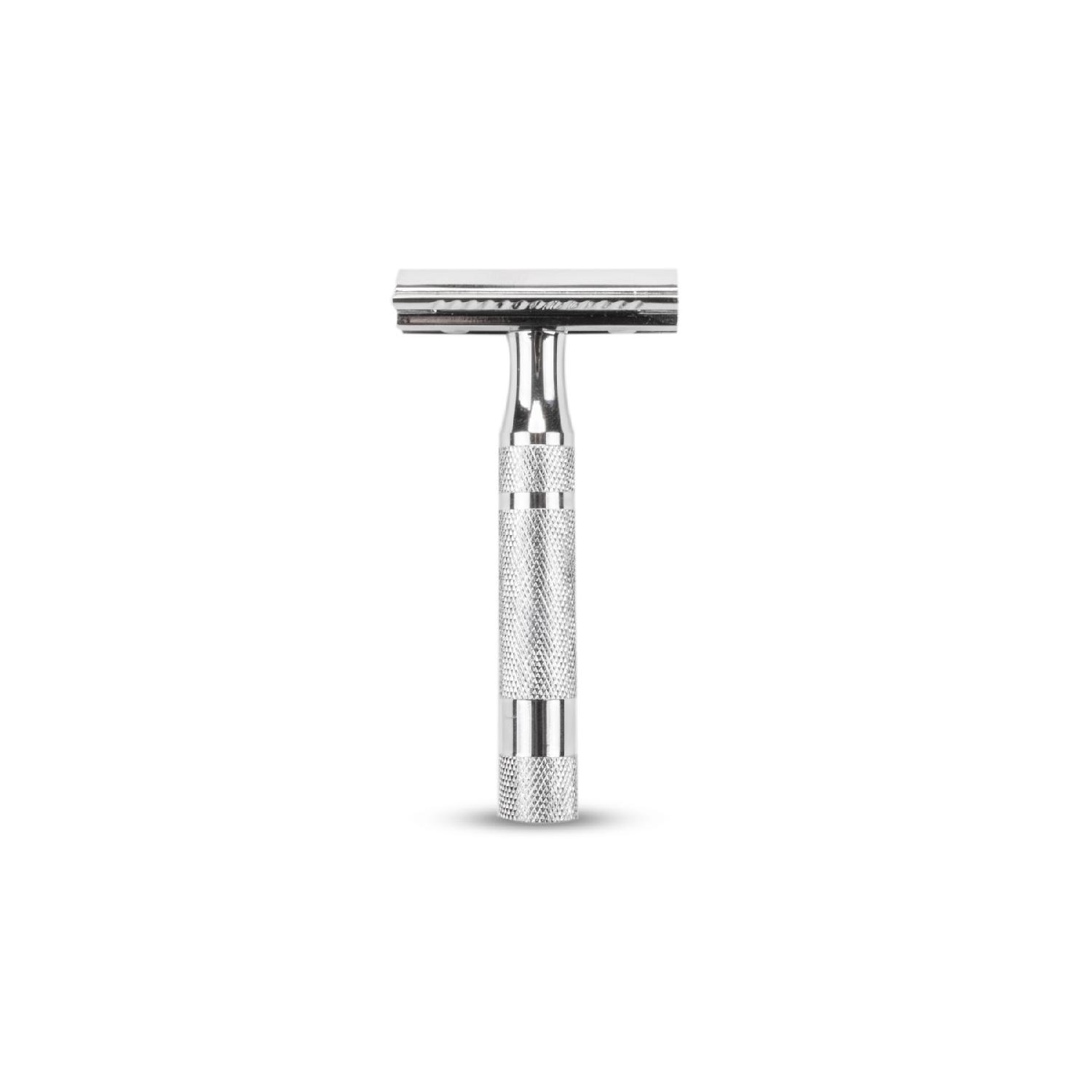 Хромована бритва без гребінців, дешева ручна бритва, що не викликає роздратування
Хромована бритва без гребінців, дешева ручна бритва, що не викликає роздратування