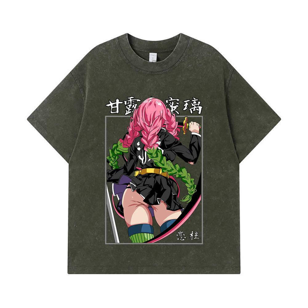 275 GSM Washed T-shirts 100% Cotton Demon Slayer V75 Mitsuri Print Unisex Heavy Cotton T Shirt S армия зеленый
275 GSM Washed T-shirts 100% Cotton Demon Slayer V75 Mitsuri Print Unisex Heavy Cotton T Shirt S армия зеленый