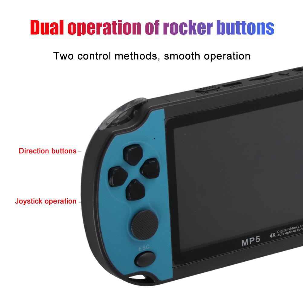 4,3-дюймовая портативная игровая консоль HD с двумя джойстиками синий
4,3-дюймовая портативная игровая консоль HD с двумя джойстиками синий