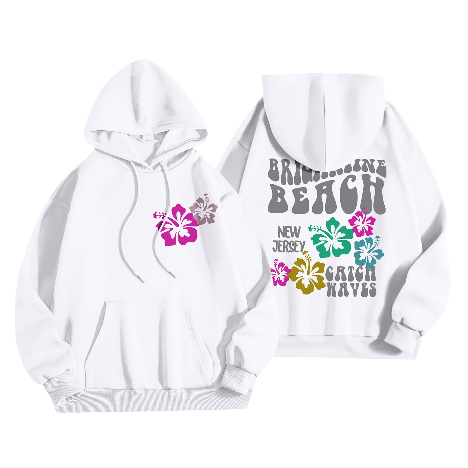 Толстовки для девочек-подростков с длинным рукавом и принтом букв, повседневные графические толстовки с капюшоном, пуловер с завязками, симпатичная толстовка большого размера S белый
Толстовки для девочек-подростков с длинным рукавом и принтом букв, повседневные графические толстовки с капюшоном, пуловер с завязками, симпатичная толстовка большого размера S белый