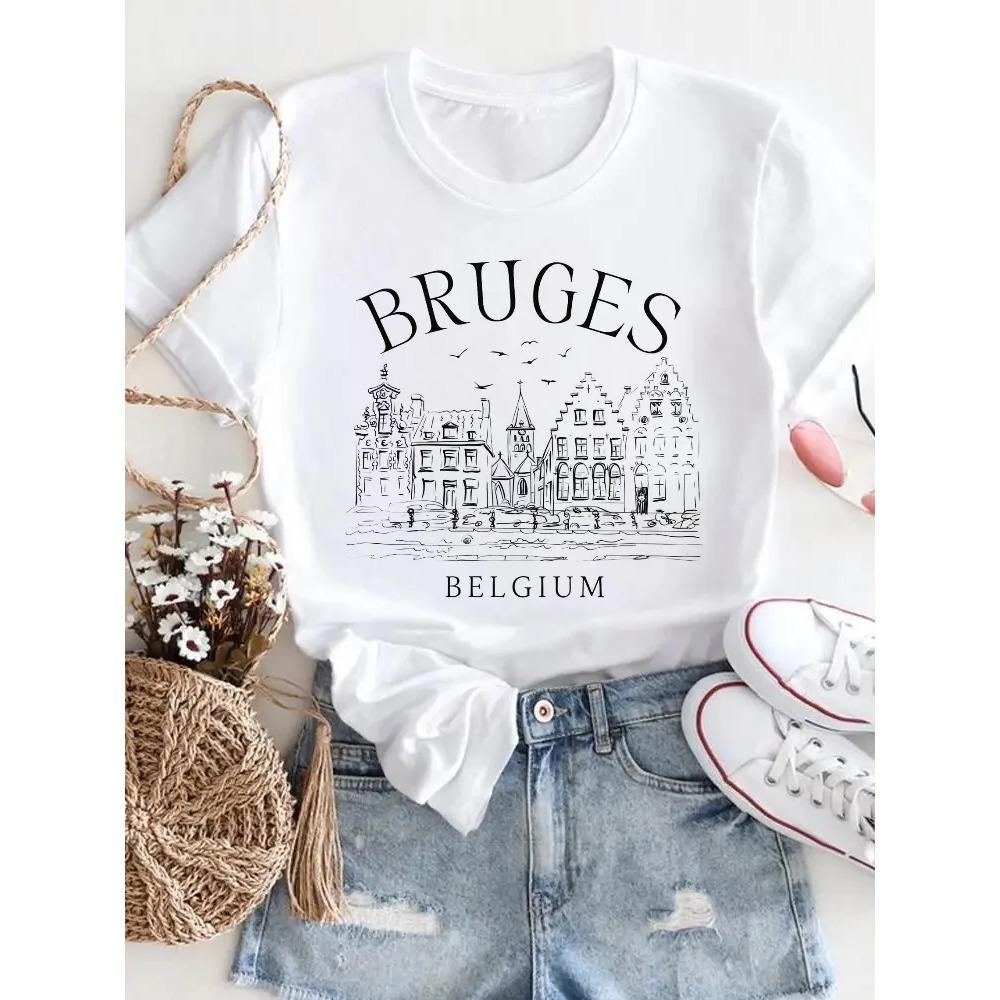 Модная женская футболка с круглым вырезом, узорчатая, из полиэстера с принтом, с короткими рукавами, для пляжа, путешествий, базового стиля, популярная повседневная футболка S
Модная женская футболка с круглым вырезом, узорчатая, из полиэстера с принтом, с короткими рукавами, для пляжа, путешествий, базового стиля, популярная повседневная футболка S