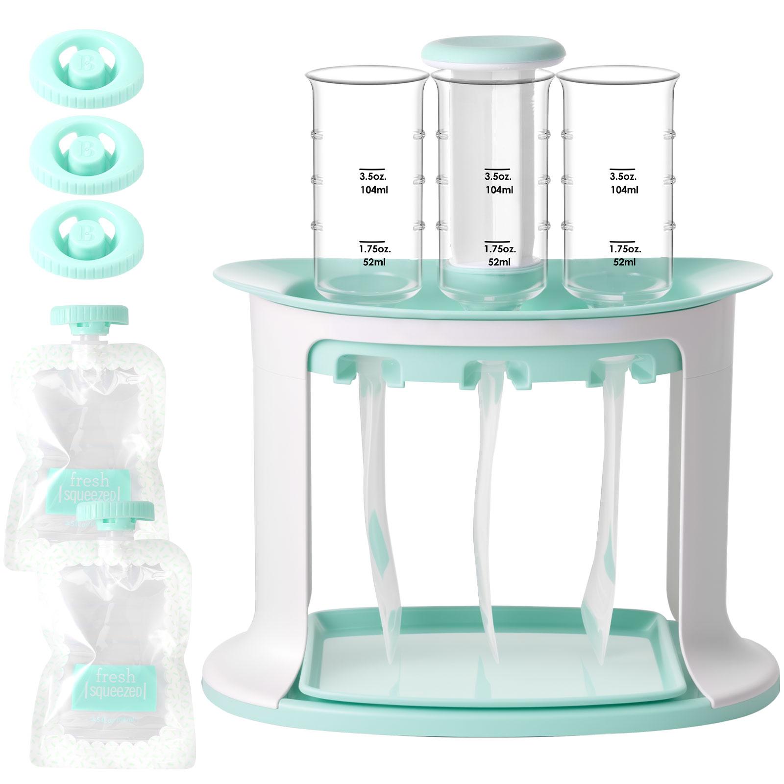 Baby Complementary Food Squeeze Station with 5pcs Squeeze Bags Baby Food Dispenser Machine Baby Food Mills Squeeze Station зелёный
Baby Complementary Food Squeeze Station with 5pcs Squeeze Bags Baby Food Dispenser Machine Baby Food Mills Squeeze Station зелёный