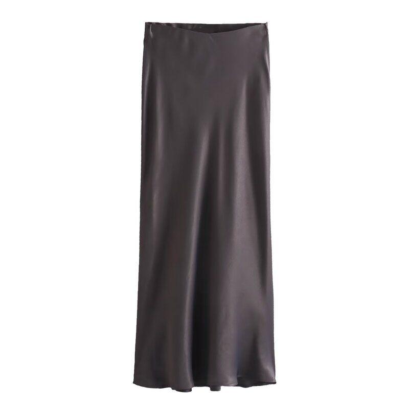 Women s Clothing Fashion Style Fall and Winter Elegant Silk Satin High-Waist Blouse Skirt L
Women s Clothing Fashion Style Fall and Winter Elegant Silk Satin High-Waist Blouse Skirt L