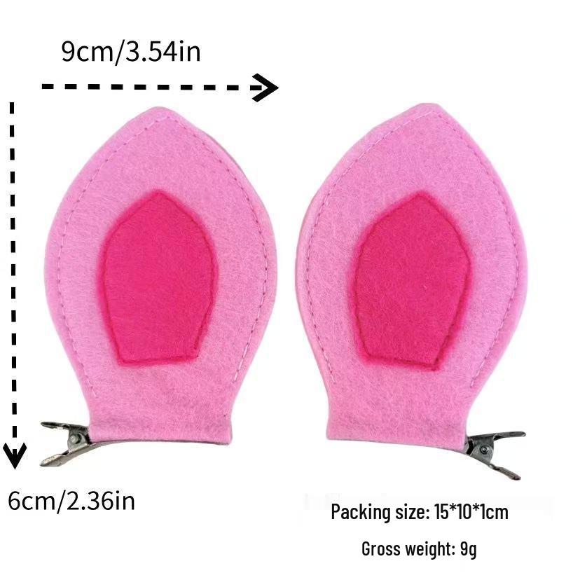 Girls Pink Pig Ears Hair Clips - Cute Cartoon Animal Accessories for Halloween Party & Cosplay One Size
Girls Pink Pig Ears Hair Clips - Cute Cartoon Animal Accessories for Halloween Party & Cosplay One Size