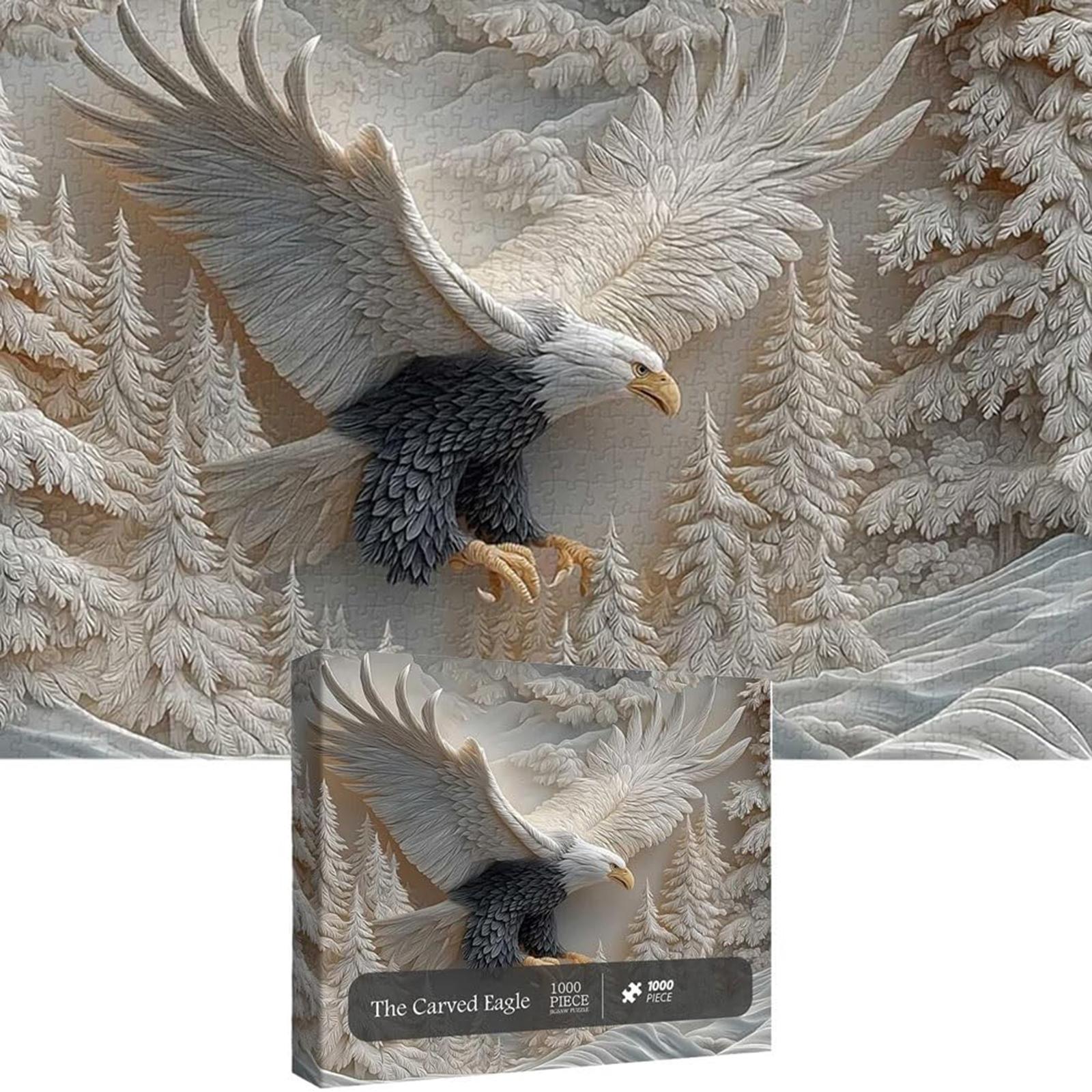 1000 Piece The Carved Eagle Jigsaw Puzzle Eagle Wildlife Art Design Puzzles Game for Family Activity Home Wall Decor China Mainland
1000 Piece The Carved Eagle Jigsaw Puzzle Eagle Wildlife Art Design Puzzles Game for Family Activity Home Wall Decor China Mainland