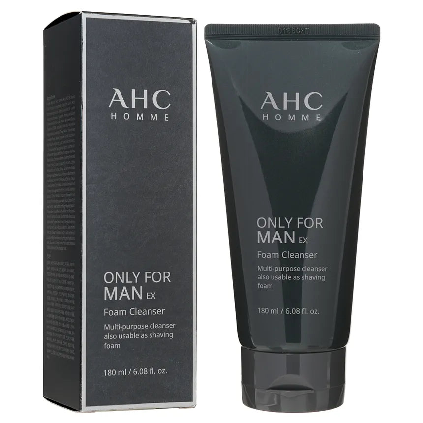 AHC Only For Man EX Foam Cleanser 180ml ORIGINAL STORE
AHC Only For Man EX Foam Cleanser 180ml ORIGINAL STORE