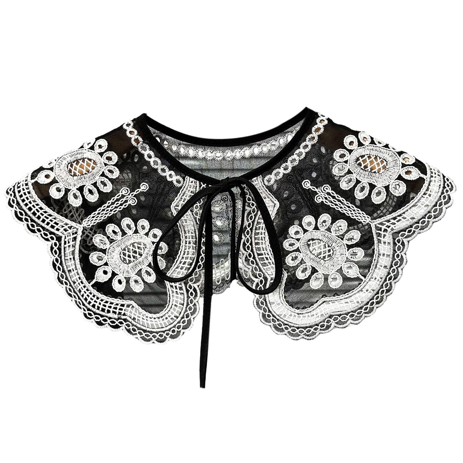 Кружевной цветочный воротник Элегантный милый воротник-блузка для девушек Съемный для леди Нежный вышитый воротник Цветочный узор B
Кружевной цветочный воротник Элегантный милый воротник-блузка для девушек Съемный для леди Нежный вышитый воротник Цветочный узор B