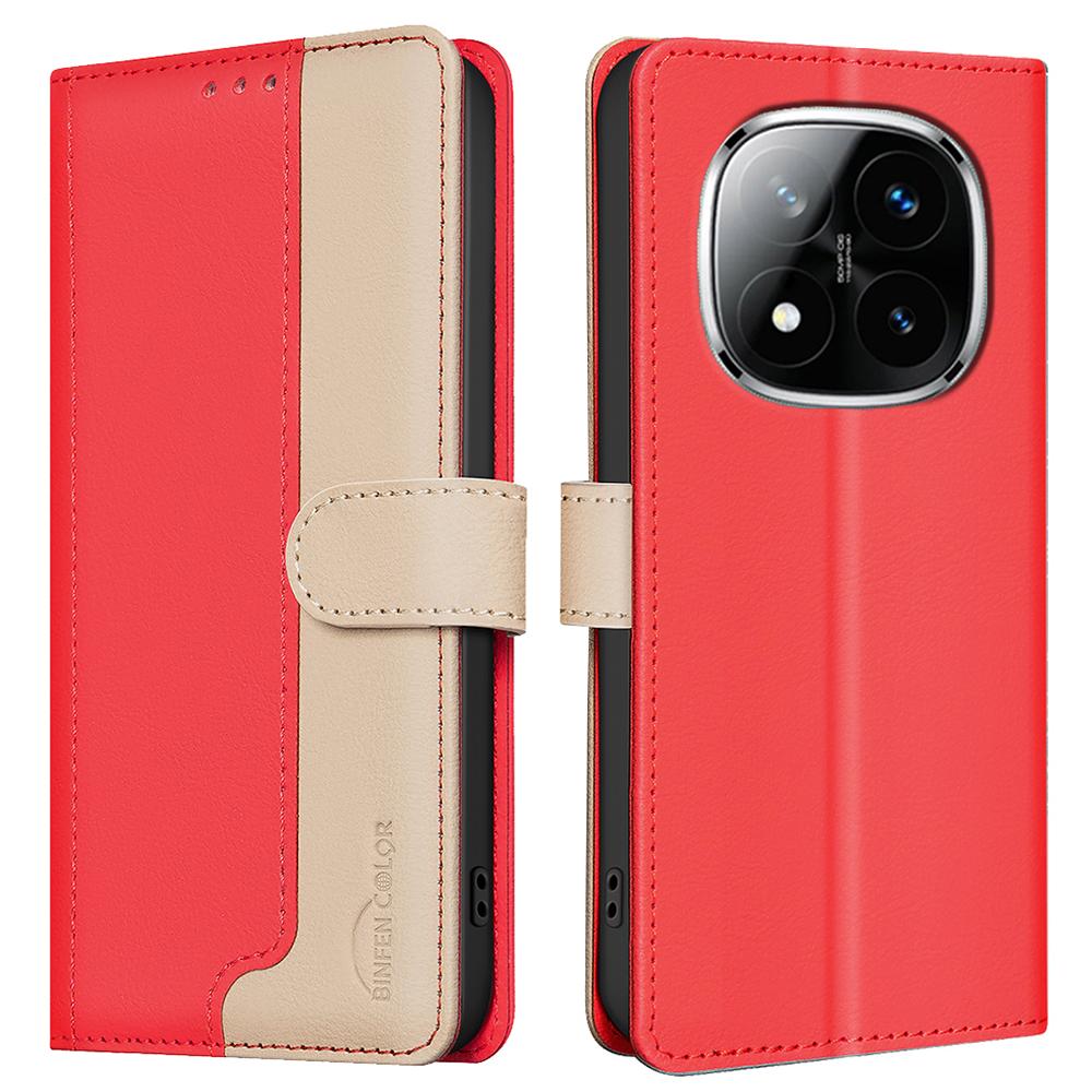 BINFEN COLOR BF33 for Xiaomi Redmi Note 14 Pro+ 5G/Note 14 Pro 5G/Poco X7 5G Leather Case Splicing Color RFID Blocking Red
BINFEN COLOR BF33 for Xiaomi Redmi Note 14 Pro+ 5G/Note 14 Pro 5G/Poco X7 5G Leather Case Splicing Color RFID Blocking Red