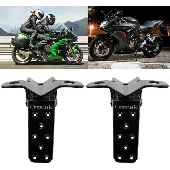 Universal Motorcycle Foot Pegs, Compatible with Honda, Suzuki, Kawasaki, Yamaha & More, Heavy Duty Steel, Black, Rear, Folding
Universal Motorcycle Foot Pegs, Compatible with Honda, Suzuki, Kawasaki, Yamaha & More, Heavy Duty Steel, Black, Rear, Folding