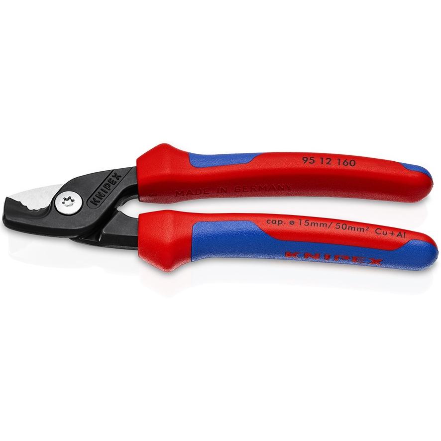 Кабельный резак Knipex Ступенчатый разрез Ступенчатый разрез 15 мм 50 мм2 Длина 160 мм Фосфатированные 2-комплектные ручки
Кабельный резак Knipex Ступенчатый разрез Ступенчатый разрез 15 мм 50 мм2 Длина 160 мм Фосфатированные 2-комплектные ручки