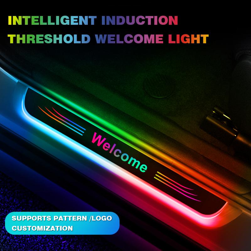 Wireless Car Interior Light LED RGB Door Sill Lamp Magnetic Sense Switch Welcome Pedal Atmosphere Styling Accessory Custom For T-OYOTA
Wireless Car Interior Light LED RGB Door Sill Lamp Magnetic Sense Switch Welcome Pedal Atmosphere Styling Accessory Custom For T-OYOTA