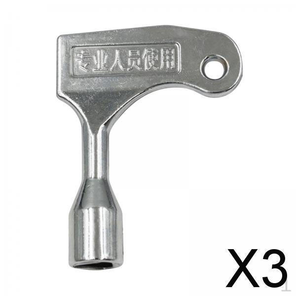 3x Одинарный треугольный ключ, Гаечный ключ для шкафа Многоцелевой ключ для счетчика воды/коммунальных служб для
3x Одинарный треугольный ключ, Гаечный ключ для шкафа Многоцелевой ключ для счетчика воды/коммунальных служб для