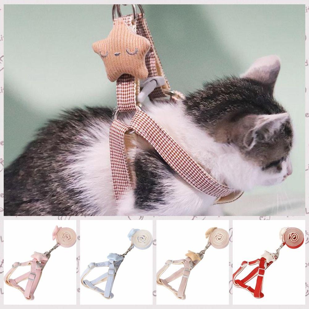Nylon Starfish Cat Chest Strap Thousand Bird Grid Chest Back Dog Leash Pet Traction Rope Cats
Nylon Starfish Cat Chest Strap Thousand Bird Grid Chest Back Dog Leash Pet Traction Rope Cats
