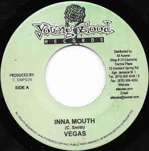 7inch Record MR. VEGAS / RAS MYRHDAK - Inna Mouth / Mek, Mek NONE Young Blood Rec 2005 Jamaica Reggae, Ska & Dub Used
7inch Record MR. VEGAS / RAS MYRHDAK - Inna Mouth / Mek, Mek NONE Young Blood Rec 2005 Jamaica Reggae, Ska & Dub Used