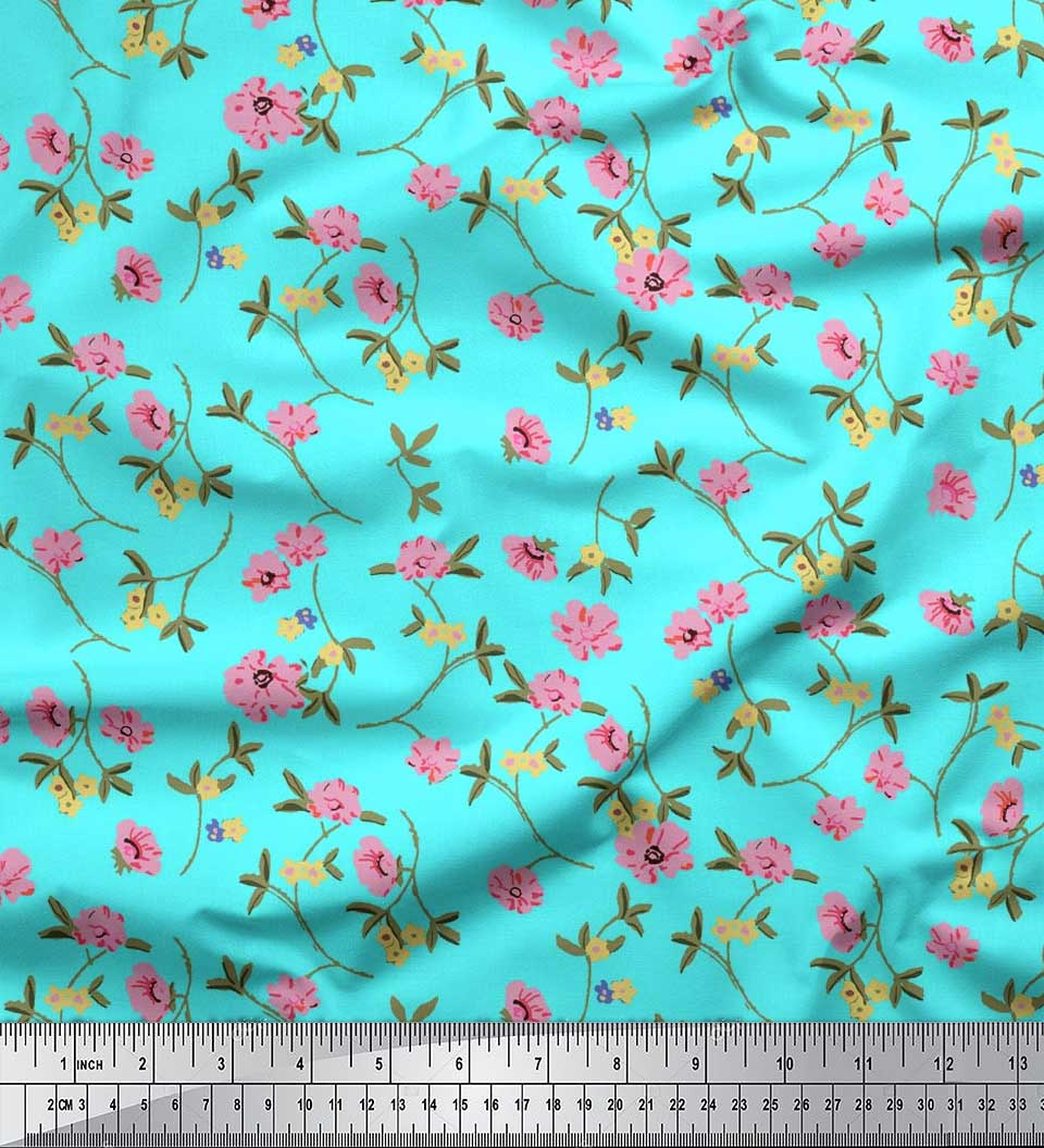 Soimoi Japan Crepe Satin Ткань с листьями и цветочным художественным принтом на метр 42 дюйма 42 Inch Wide - Poly Crepe синий
Soimoi Japan Crepe Satin Ткань с листьями и цветочным художественным принтом на метр 42 дюйма 42 Inch Wide - Poly Crepe синий