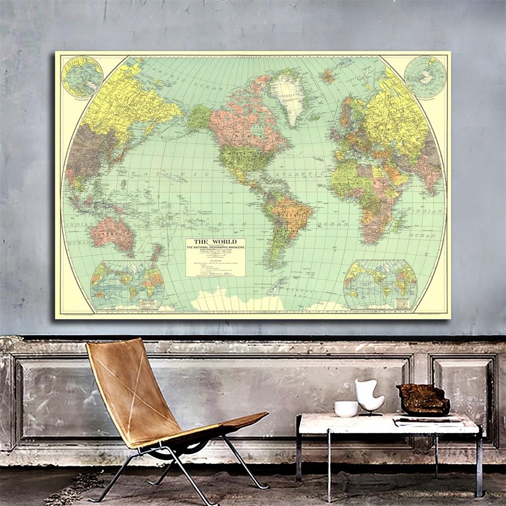 National Geographic - World Map (1932),Poster Wall Hanging Tapestry,Study,Geographical,Tourism/Education Tool,Room Decor 59*42cm
National Geographic - World Map (1932),Poster Wall Hanging Tapestry,Study,Geographical,Tourism/Education Tool,Room Decor 59*42cm
