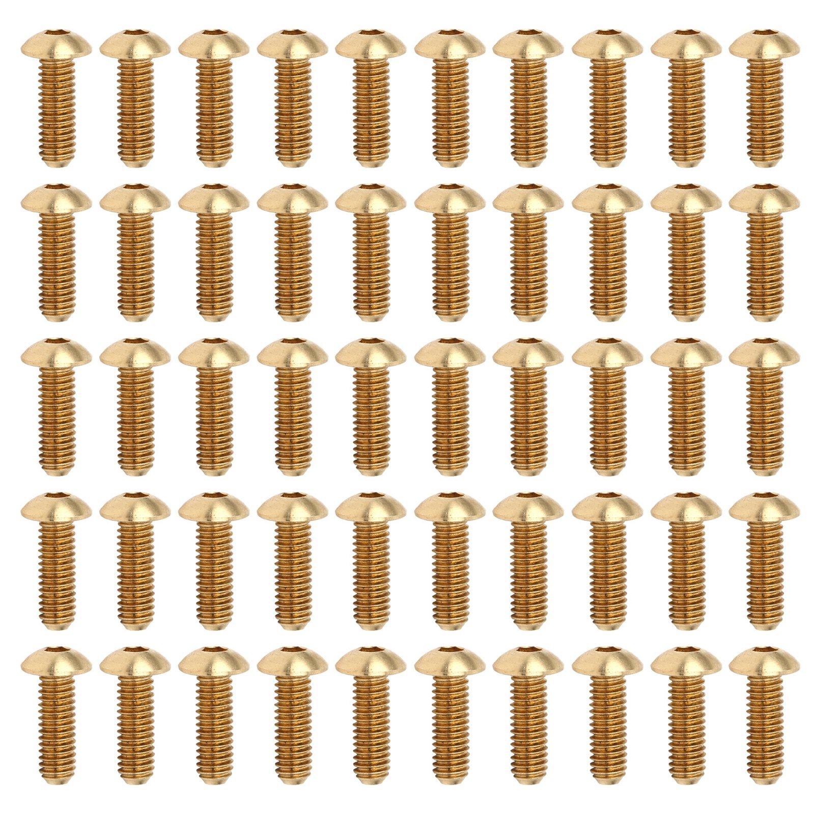 50Pcs Hex Socket Screws Half Round Head Pure Copper Hardware Accessories FastenersM4 x 12 mm
50Pcs Hex Socket Screws Half Round Head Pure Copper Hardware Accessories FastenersM4 x 12 mm